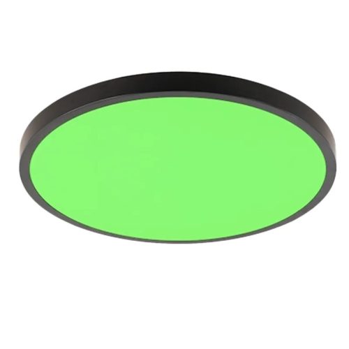 NEDES LED mennyezeti lámpa kerek 36W szabályozható,RGB+CCT, távirányító Fekete színű keret