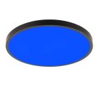 NEDES LED mennyezeti lámpa kerek 36W szabályozható,RGB+CCT, távirányító Fekete színű keret