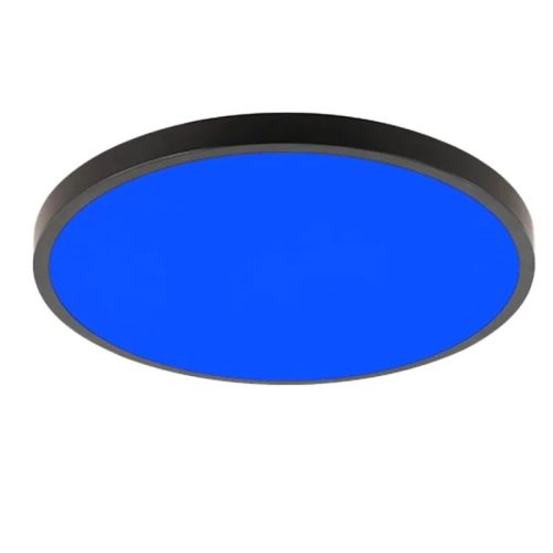 NEDES LED mennyezeti lámpa kerek 36W szabályozható,RGB+CCT, távirányító Fekete színű keret