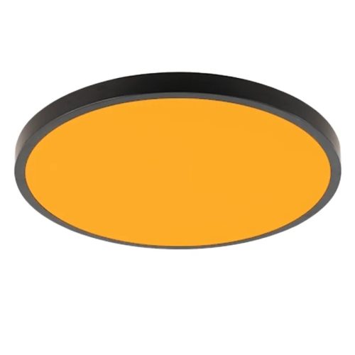 NEDES LED mennyezeti lámpa kerek 48W szabályozható,RGB+CCT, távirányító Fekete színű keret