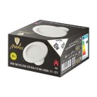 NEDES LED beépíthető lámpa kerek fehér keret 10W természetes fehér IP44 (furat:90 mm)