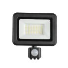 Nedes Led Reflektor 30W 4000K IP65 Fekete Mozgásérzékelővel