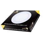 NEDES beépíthető mini led panel kerek 12W meleg fehér - külső táppal