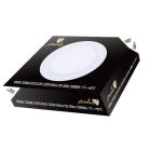 NEDES beépíthető mini led panel kerek 6W természetes fehér - külső táppal