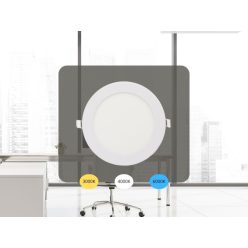   NEDES Beépíthető lámpa kerek 12W állítható fényszínű - külső táppal