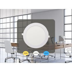   NEDES Beépíthető lámpa kerek 18W állítható fényszínű - külső táppal