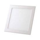 NEDES beépíthető mini led panel négyszögletes 6W meleg fehér - külső táppal