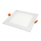 NEDES beépíthető mini led panel négyszögletes 12W meleg fehér - külső táppal