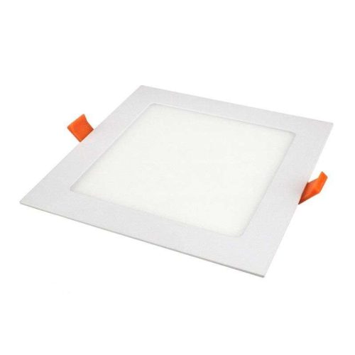 NEDES beépíthető mini led panel négyszögletes 12W meleg fehér - külső táppal