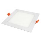 NEDES beépíthető mini led panel négyszögletes 18W meleg fehér - külső táppal