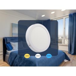   NEDES LEDES lámpa kerek 18W állítható fényű - külső táppal