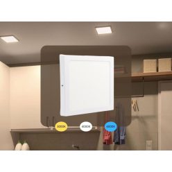   NEDES LEDES lámpa négyszögletes 18W állítható fényű - külső táppal