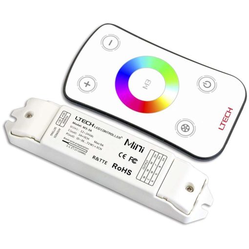 LTECH RGB led szalag vezérlő Érintős 108W/216W (12V / 24V)