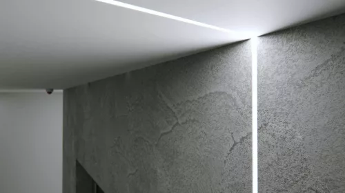 LED Alumínium Profil MONO Fekete 1 méter