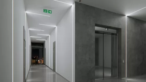 LED Alumínium Profil MONO Fekete 2,02 méter