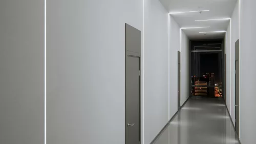 LED Alumínium Profil MONO Fekete 3 méter