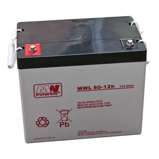 MW Power AGM akkumulátor 80Ah 12V