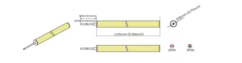 Colors® Neon Flex 360° 18mm 24V Meleg fehér