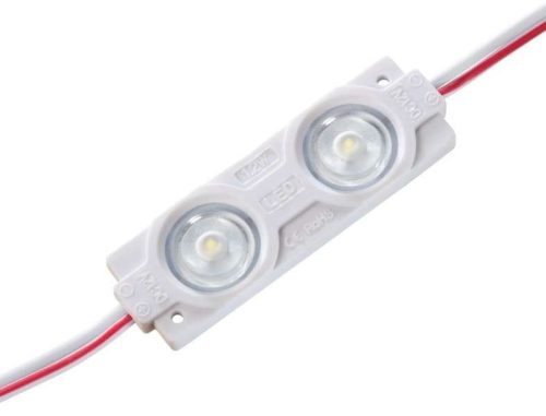 Led Modul 1db 2X2835 led 1.2W sorolható vízálló Meleg fehér