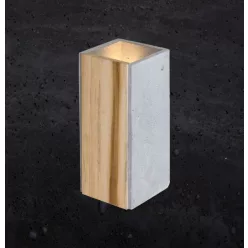 ORTO TEAK Beton Lámpa Fekete