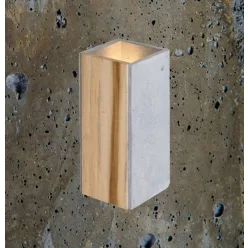 ORTO TEAK Beton Lámpa Olívazöld