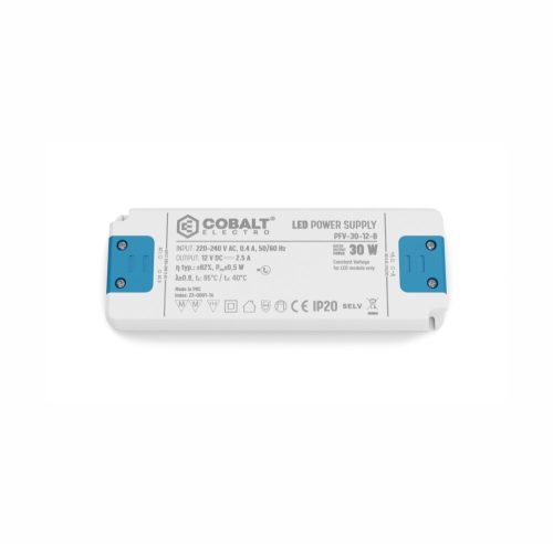 COBALT Led tápegység PFV-30-12-B 30W 12V 2,5A IP20