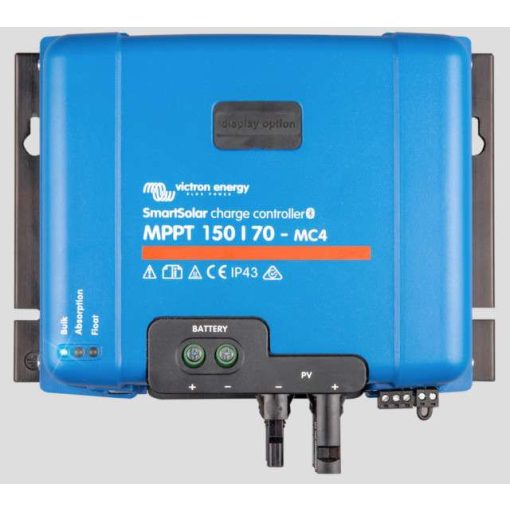 MPPT 150/70 MC4 12/24/36/48V Napelemes töltésvezérlő Victron Energy BlueSolar 