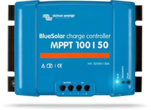 MPPT 100/50A 12/24V Napelemes töltésvezérlő Victron Energy BlueSolar