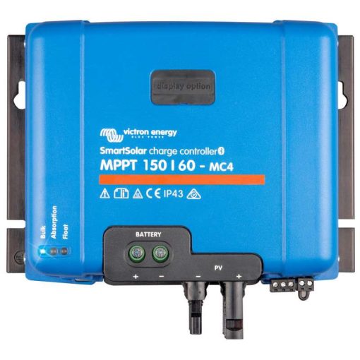 MPPT 150/60A MC4 12/24/48V Napelemes töltésvezérlő Victron Energy SmartSolar 