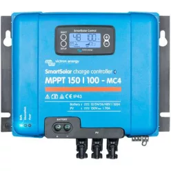   MPPT 150/100A MC4 12/24/48V Napelemes töltésvezérlő Victron Energy SmartSolar