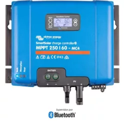   MPPT 250/60A MC4 12/24/48V Napelemes töltésvezérlő Victron Energy SmartSolar