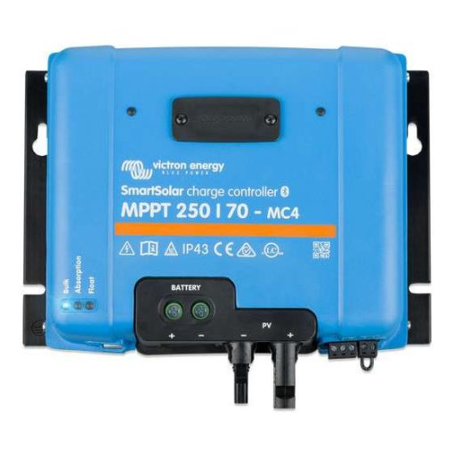 MPPT 250/70A MC4 12/24/48V Napelemes töltésvezérlő Victron Energy SmartSolar