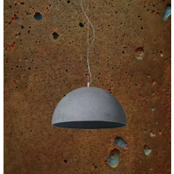 SFERA L Beton Lámpa Rozsdás-szürke