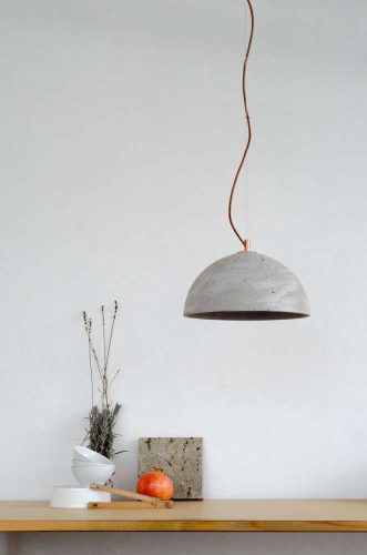 SFERA M Beton Lámpa Natúr