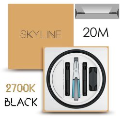   SKYLINE MILKY WAY EXKLUZÍV Indirekt világítás 24V 8,7W/m 2700K 20m hosszú Fekete