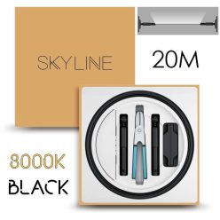   SKYLINE MILKY WAY EXKLUZÍV Indirekt világítás 24V 8,7W/m 3000K 20m hosszú Fekete