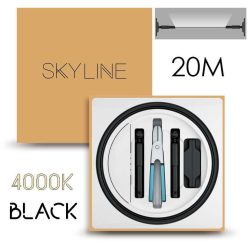   SKYLINE MILKY WAY EXKLUZÍV Indirekt világítás 24V 8,7W/m 4000K 20m hosszú Fekete