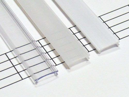 Opál PMMA takaróprofil 1 méteres profilhoz