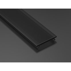 Fekete PMMA takaróprofil Általános típusú 3 méter
