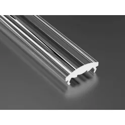 Átlátszó PMMA Takaróprofil 2 méter 30°