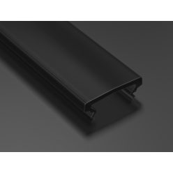 Fekete PMMA takaróprofil Magasított típusú 3 méter