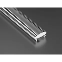   Átlátszó - Transparent PMMA Keskeny takaróprofil 1 méter 15°