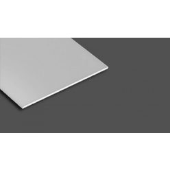   Tejfehér - Milky Tiano Plexi takaróprofil Széles Led profilokhoz 1 méter