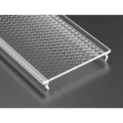 Prismatic takaróprofil Széles Led profilokhoz 2 méteres 