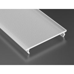 Opál - Frosted Milky PMMA takaróprofil SZÉLES 3 méter