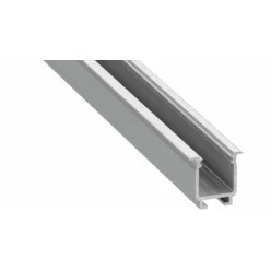   LED Alumínium Profil Beépíthető Mély Horonnyal [W] Ezüst 1 méter