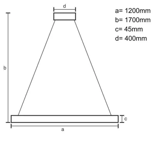 NEDES LED tömör fa lámpa 22W 1200mm 