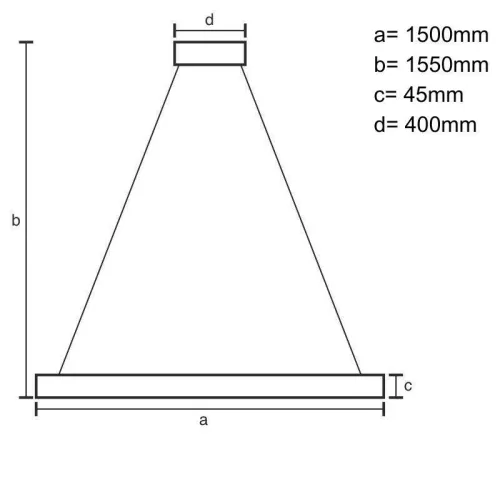 NEDES LED tömör fa lámpa 26W 1500mm