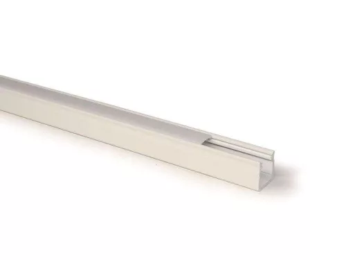 Led profil led szalagokhoz Magas falú  fehér 1 méteres alumínium