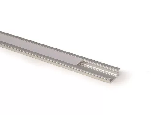 Led profil led szalagokhoz Beépíthető fekete 2 méteres alumínium